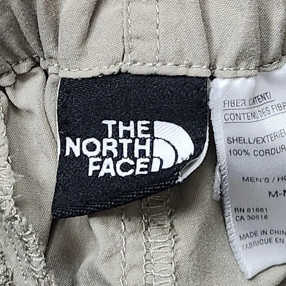The North Face Pants Mens 32x30 Beige Cordura Nylon Hiking Cargo Stow Belted